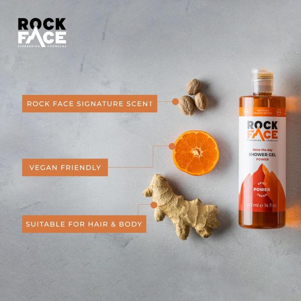 Rock Face Power Fresh Spicy Scent Shower Gel 410ml Fashion