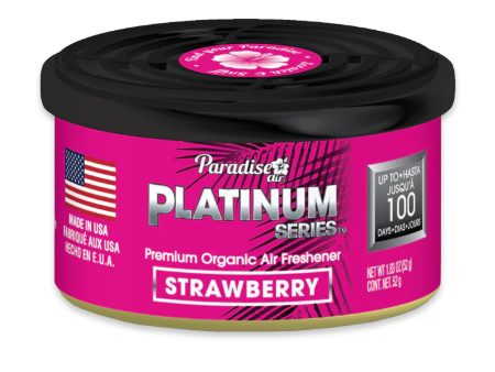 Paradise Air Platinum Series Can Strawberry Car Air Freshener Sale