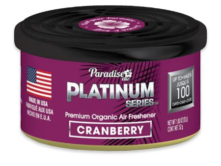 Paradise Air Platinum Series Can Cranberry Air Freshener Discount