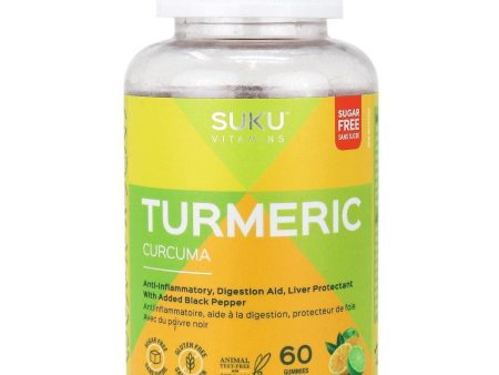 Suku Vitamins Turmeric Curcuma- 60 Gummies For Sale