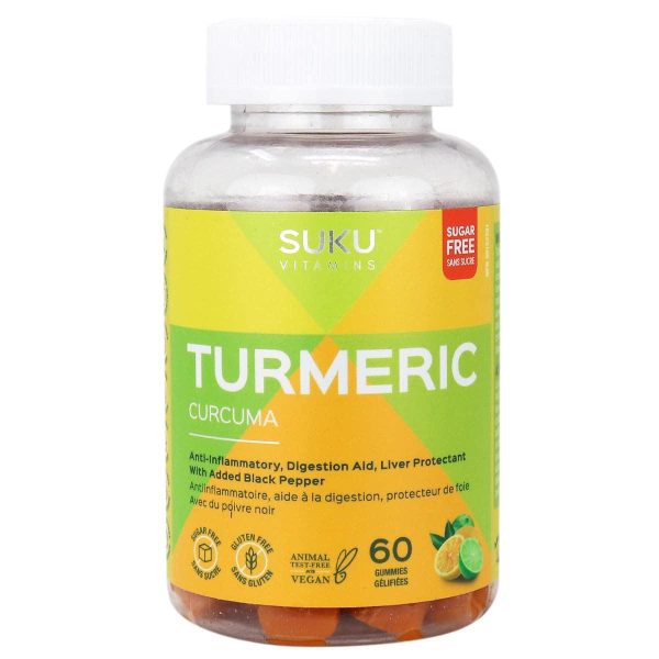 Suku Vitamins Turmeric Curcuma- 60 Gummies For Sale