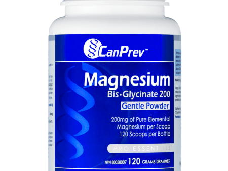 CanPrev Magnesium Bis-Glycinate 200 Gentle Powder 120g on Sale