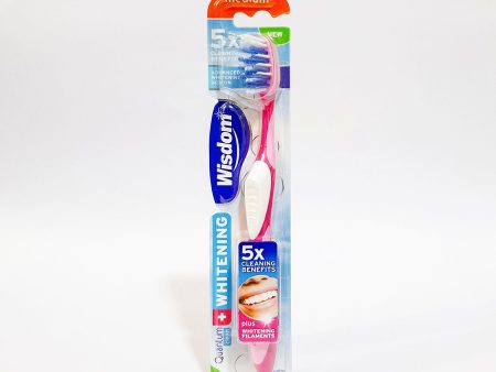 WISDOM WHITENING QUANTUM CLEAN MEDIUM TOOTHBRUSH Supply