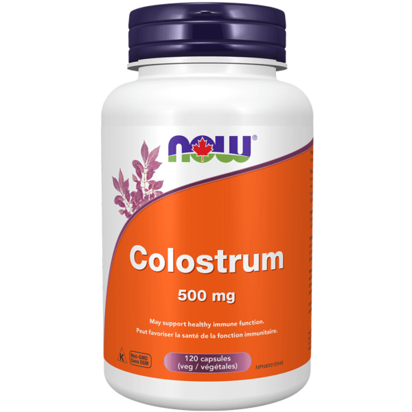 NOW Colostrum Healthy Immune Function 500MG  120 Caps For Discount