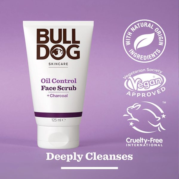 BULL DOG OIL CONTROL FACE SCRUB 125 ML Supply