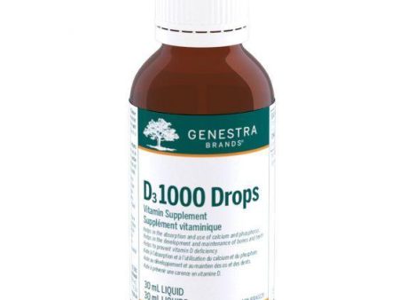 Genestra D3 1000 Drops 30ml Online Sale