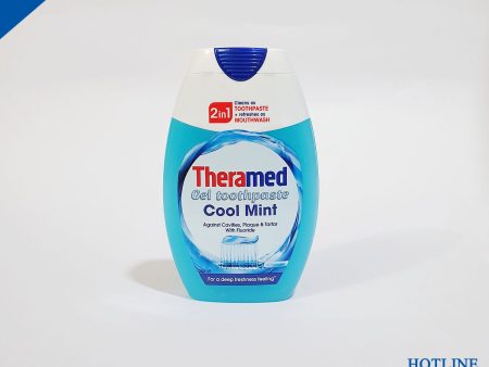 THERAMED 2 IN 1 COOL MINT GEL TOOTHPASTE 75 ML Online Sale