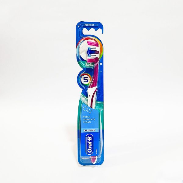 ORAL-B COMPLETE 5 WAY CLEAN MEDIUM TOOTHBRUSH Discount