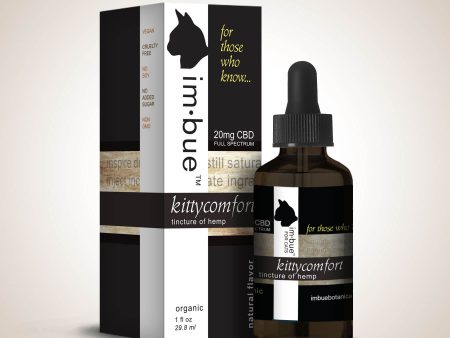 Imbue kittycomfort 20mg CBD Tincture of Full Spectrum Hemp Extract Online Hot Sale