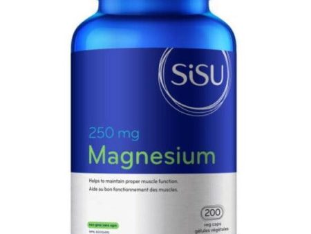 Sisu 250mg Magnesium 200 Veg Capsules Supply