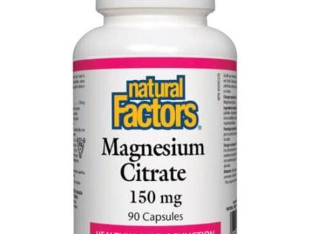 Natural Factors Magnesium Citrate 150mg 90 Caps Fashion