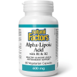 Natural Factors Alpha Lipoic Acid with B1 & B2 60 Veggie Caps Online now