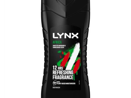 Lynx 12hr Refreshing Africa Squeezed Mandarin & Sandalwood Bodywash, 225mlL Online Sale