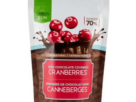 Green Sun Organic Vegan Dark Chocolate Covered Cranberries Online