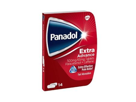 GSK PANADOL EXTRA ADVANCE EFFECTIVE PAIN RELIEF 14 TABLETS Online