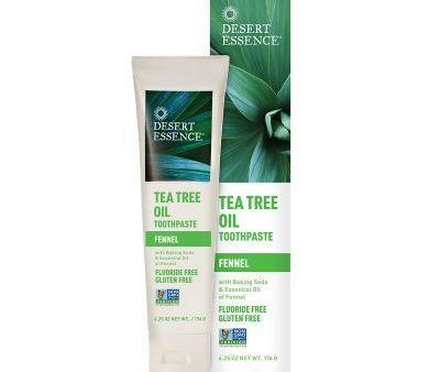 Desert Essence Toothpaste Fennel 176g Hot on Sale