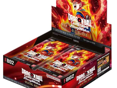 Dragon Ball Super Card Game Fusion World Set 2 Blazing Aura Booster Box Hot on Sale