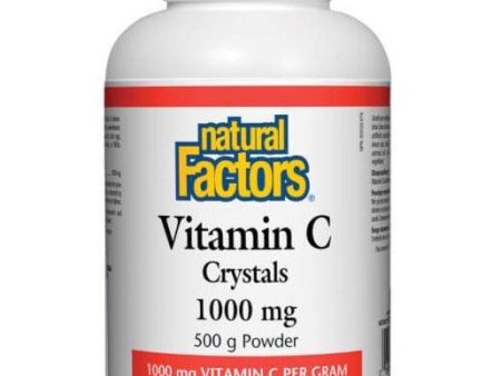 Natural Factors Vitamin C Crystals 500g Powder For Cheap