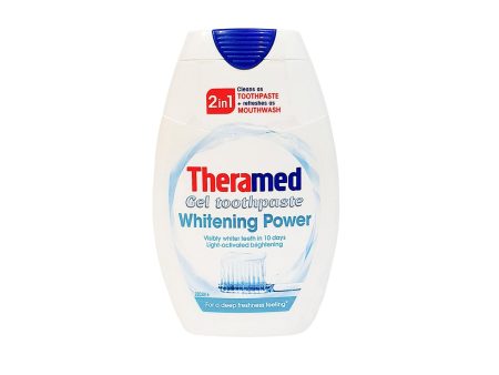 THERAMED 2 IN 1 WHITENING POWER GEL TOOTHPASTE 75 ML Cheap