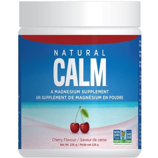 Natural Calm Magnesium Powder Cherry 8 oz Cheap