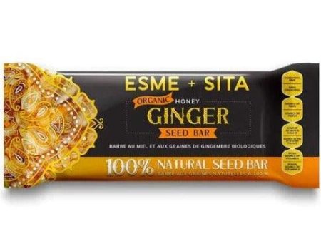 ESMEandSITA Organic Honey Ginger Seed Bar 40g Fashion