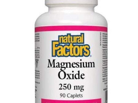 Natural Factors Magnesium Oxide 250mg 90 Caplets Sale