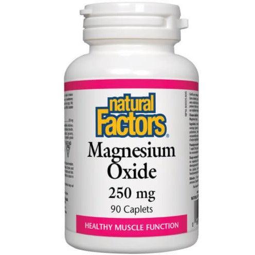 Natural Factors Magnesium Oxide 250mg 90 Caplets Sale