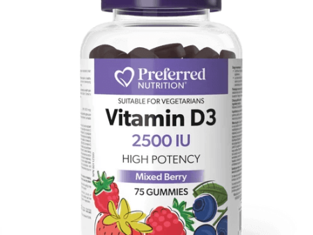 Preferred Nutrition Vitamin D3 2500UI Mixed Berry Gummies For Discount