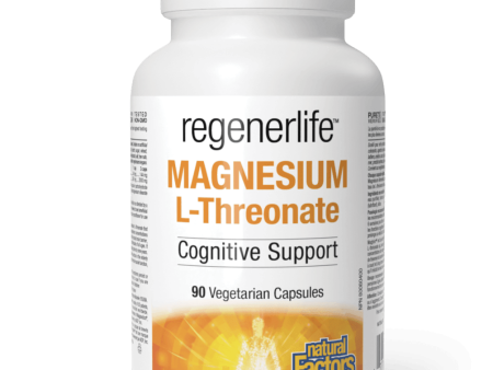 Natural Factors Regenerlife Magnesium L-Threonate 667 mg 90 Veggie Caps Discount