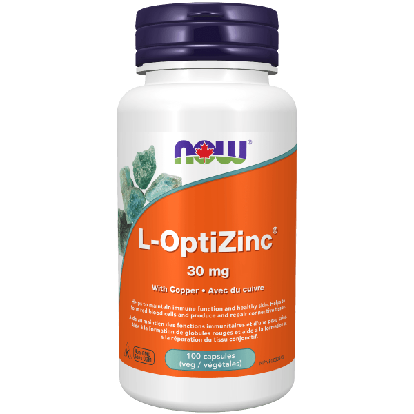 NOW L-OptiZinc® Monomethionine 30 mg Veggie Caps Online now