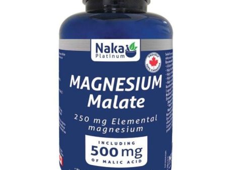 Naka Platinum Magneisum Malate 500mg 150+50 Veggie Caps For Cheap