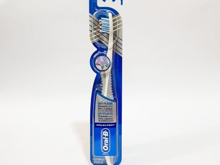 ORAL-B PRO-EXPERT ANTI-PLAQUE MEDIUM TOOTHBRUSH Hot on Sale