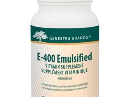 Genestra E-400 Emulsified 120 Softgels For Cheap