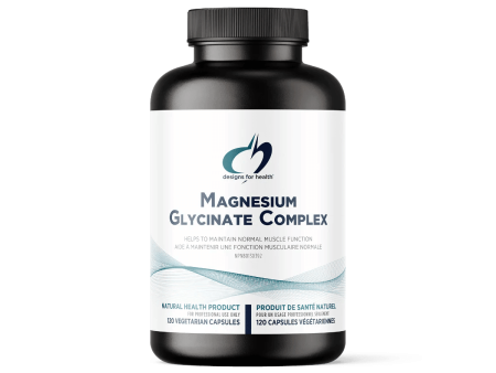 Designs for Health Magnesium Glycinate Complex 120 Veg Capsules Hot on Sale