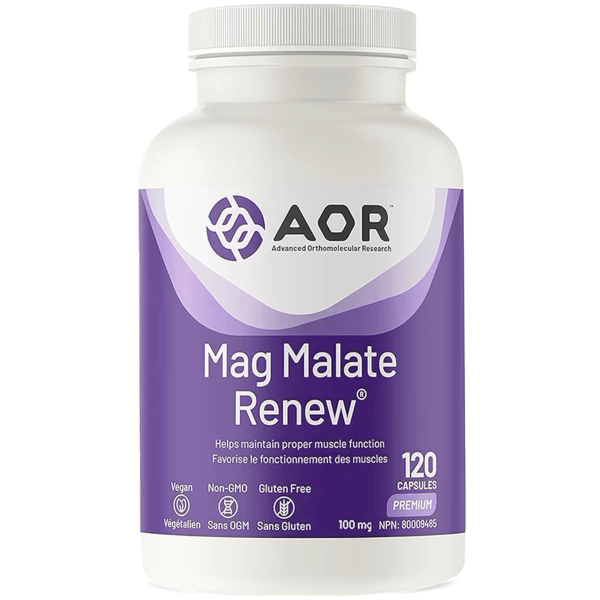 AOR Mag Malate Renew 120 Caps Hot on Sale