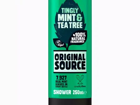 ORIGINAL SOURCE TINGLY MINT & TEA TREE SHOWER GEL 250 ml Supply