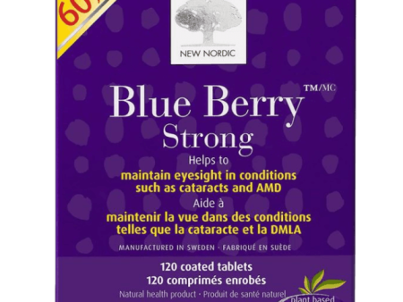 New Nordic Blue Berry Strong 120 coated tablets Online