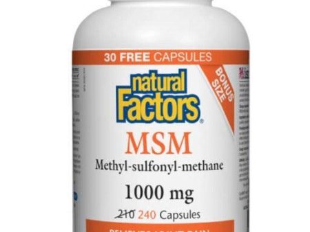 Natural Factors MSM 1000mg 240 Caps Online Hot Sale