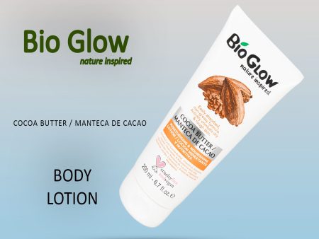 BIO GLOW COCOA BUTTER MOISTURISING & NOURISHING LOTION 200ML on Sale