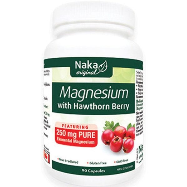 Naka Magnesium With Hawthorn Berry 90 Caps For Cheap