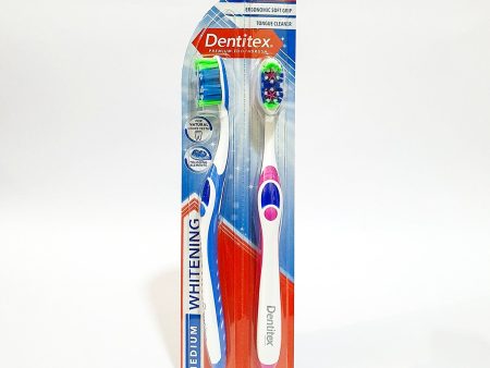 DENTITEX MEDIUM WHITENING PREMIUM TOOTHBRUSH For Discount