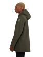 Kaito manteau mi-longueur avec capuchon pour hommes Online Sale