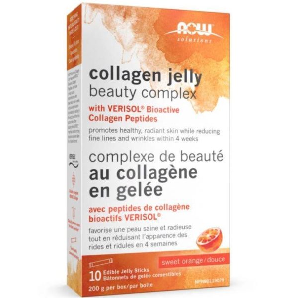 NOW Collagen Jelly- 10 Sweet Orange Jelly Sticks Online Hot Sale