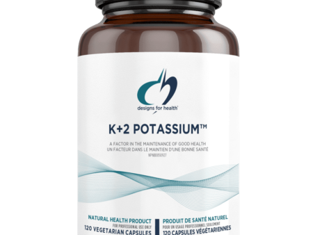 Designs for Health K+2 Potassium 120 Veg Capsules Discount