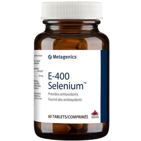 Metagenics E-400 Selenium 60 Tablets Online now