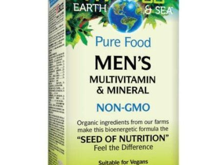 Whole Earth Sea Pure Food Men s Multivitamin & Minerals 60 Tabs For Cheap