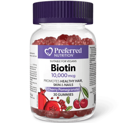 Preferred Nutrition Biotin 10,000mcg 30 Gummies Fashion