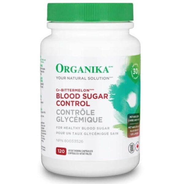 Organika Blood Sugar Control Bitter Melon & Chromium 120 Veg. Caps For Cheap