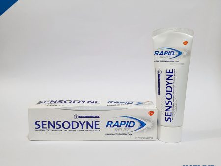 SENSODYNE RAPID RELIEF WHITENING TOOTHPASTE 75 ML For Discount