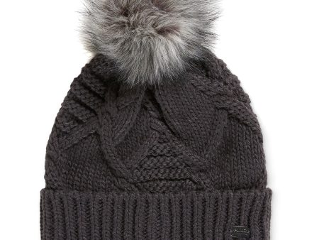 Assia tuque pour femme en tricot torsadé on Sale